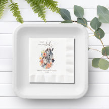 Oerwoud Safari Zebra Bloemen Baby shower