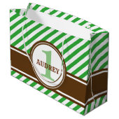 Oerwoud Safari Zoo Animal Birthday Baby shower Groot Cadeauzakje (Achterkant Gekanteld)