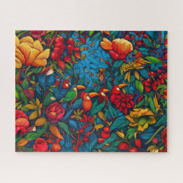 Oerwoud Serenade in een Zee van Bloesems Legpuzzel