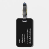 Oerwoud Skulls Bagagelabel (Achterkant verticaal)