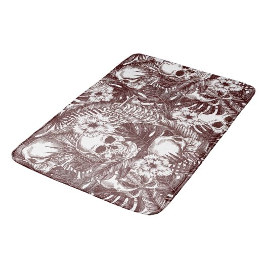 Oerwoud Skulls Bath Mat (Gekanteld)