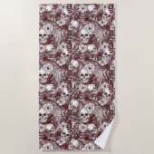 Oerwoud Skulls Beach Towel Strandlaken (Voorkant)