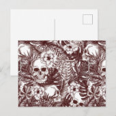 Oerwoud Skulls Briefkaart (Voorkant / Achterkant)
