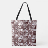 Oerwoud Skulls Canvas tas (Voorkant)