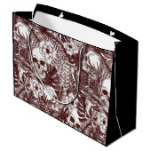 Oerwoud Skulls Gift Bag Groot Cadeauzakje (Achterkant Gekanteld)