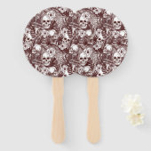 Oerwoud Skulls Hand Fans Handwaaier (Voorkant en achterkant)