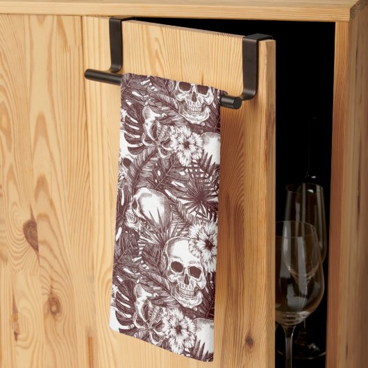 Oerwoud Skulls Kitchen Towel Theedoek (Derde Gevouwen)
