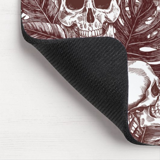 Oerwoud Skulls Mousepad Muismat (Hoek)