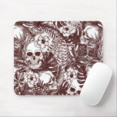 Oerwoud Skulls Mousepad Muismat (Met muis)