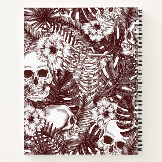 Oerwoud Skulls Notitieboek (Achterkant)