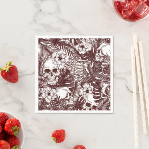 Oerwoud Skulls Paper Napkins Servet