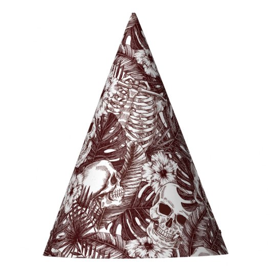 Oerwoud Skulls Party Pet Feesthoedjes (Voorkant)