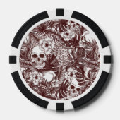 Oerwoud Skulls Poker Chips (Voorkant)