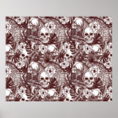 Oerwoud Skulls Poster (Voorkant)