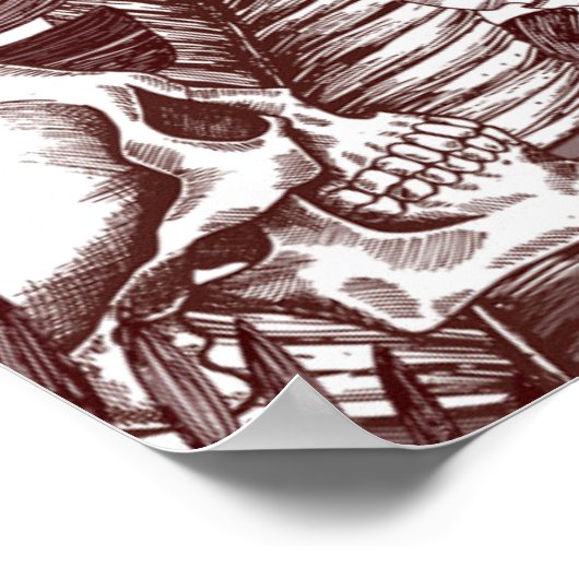 Oerwoud Skulls Poster (Hoek)