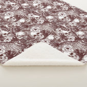 Oerwoud Skulls Sherpa Blanket Deken (3/4)