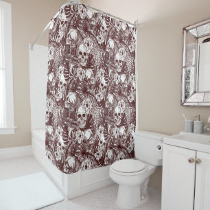 Oerwoud Skulls Shower Curtain Douchegordijn