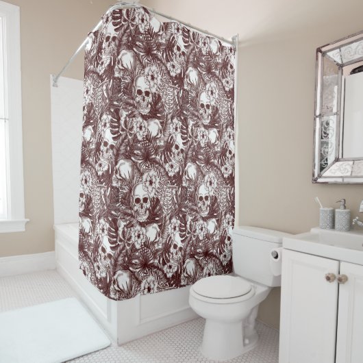 Oerwoud Skulls Shower Curtain Douchegordijn (In situ)