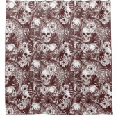 Oerwoud Skulls Shower Curtain Douchegordijn (Voorkant)