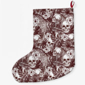 Oerwoud Skulls Stocking Grote Kerstsok (Achterkant)