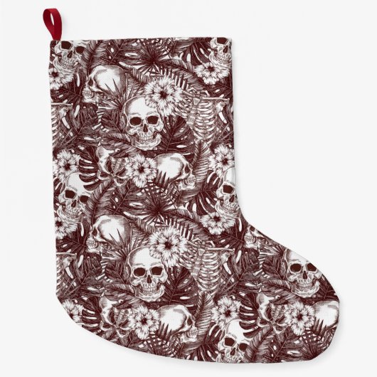 Oerwoud Skulls Stocking Grote Kerstsok (Voorkant)