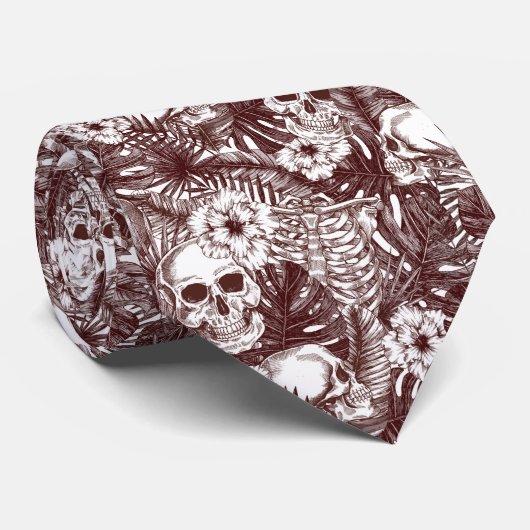 Oerwoud Skulls Stropdas (Opgerold)