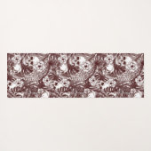 Oerwoud Skulls Yoga Mat (Achterkant (horizontaal))