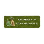 Oerwoud Snake Bookplate Label (Voorkant)