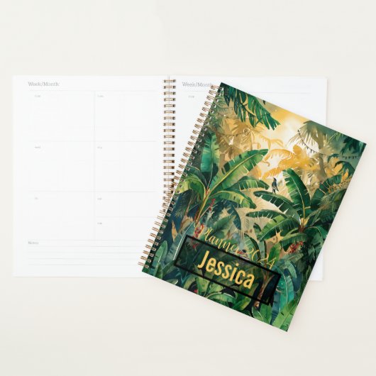 OERWOUD SPIRIT WATERVERF GROEN BANANENBOS PLANNER (Display)