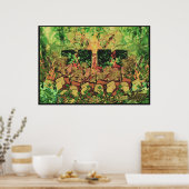 Oerwoud spreekt poster (Keuken)