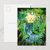 Oerwoud Springwater Briefkaart (Voorkant / Achterkant)