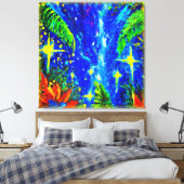 Oerwoud sterft schilderen. Bestel nu Canvas Afdruk (Insitu (Slaapkamer))