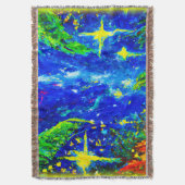 Oerwoud sterft schilderen. Bestel nu Deken (Voorkant Verticaal)