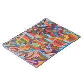 "Oerwoud Stripes I" Abstracte kunst Notitieboek (Linkerzijde)