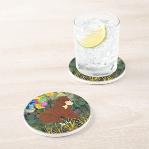 Oerwoud Sun Beer Design Zandsteen Onderzetter