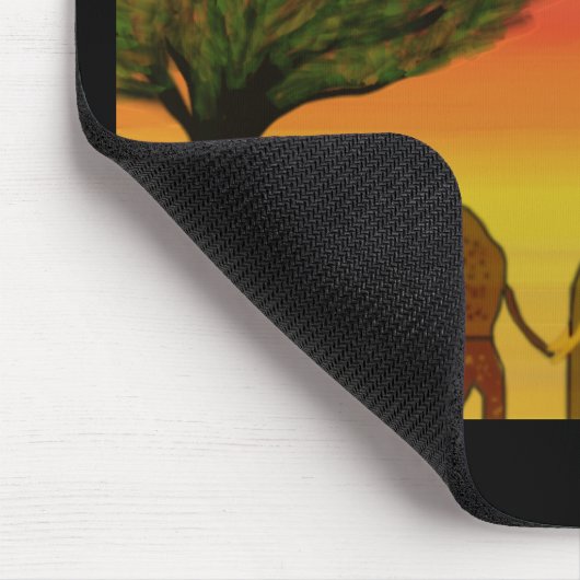 Oerwoud Sunset Mousepad Muismat (Hoek)