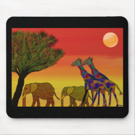 Oerwoud Sunset Mousepad Muismat