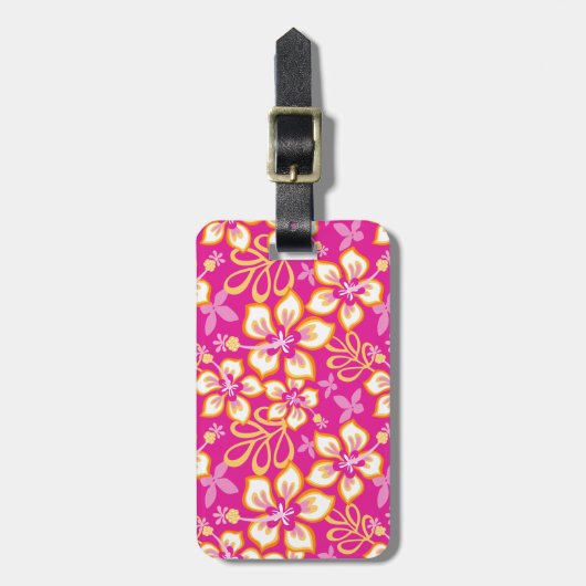 OERWOUD SURF (HOT PINK COMBO) BAGAGELABEL (Voorkant verticaal)