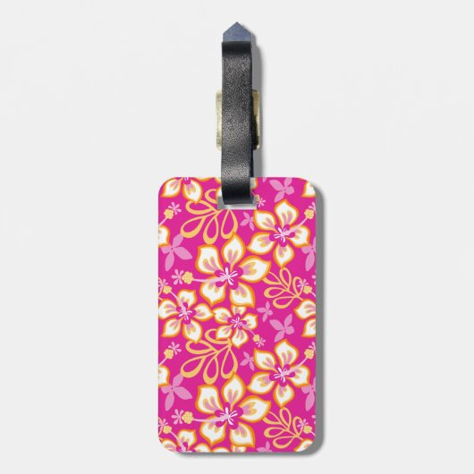 OERWOUD SURF (HOT PINK COMBO) BAGAGELABEL (Achterkant verticaal)