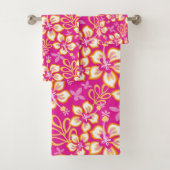 OERWOUD SURF (PINK COMBO) BATH TOWEL SET BAD HANDDOEK (Insitu)