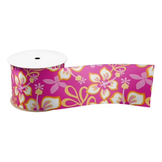 OERWOUD SURF (PINK COMBO) SATIN RIBBON SATIJNEN LINT (Spoel)