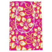 Oerwoud Surf (roze combinatie) Gift Bag Medium Cadeauzakje (Voorkant)