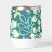 OERWOUD SURVEN PATROON IN BLAUWGROEN COMBO (Links)