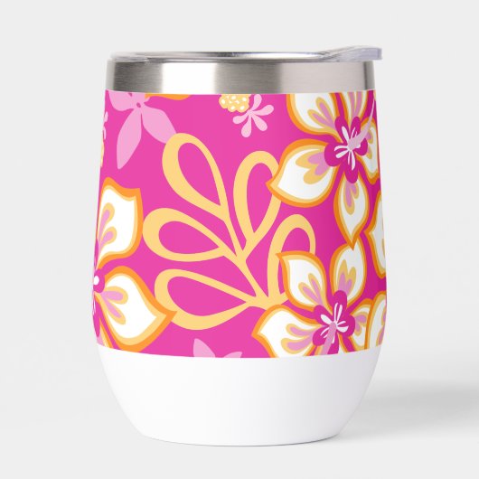 OERWOUD SURVEN PATROON IN HETE ROZE COMBO (Links)