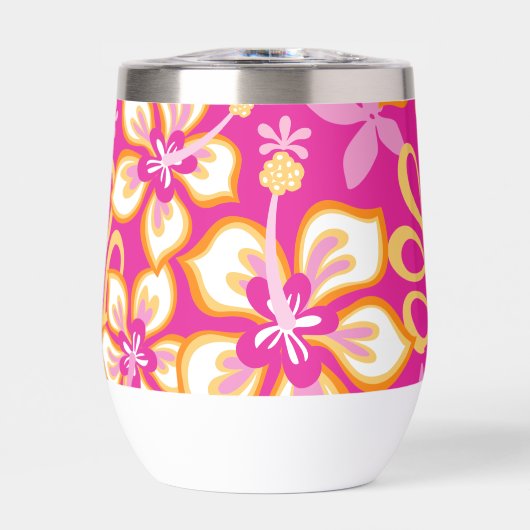 OERWOUD SURVEN PATROON IN HETE ROZE COMBO (Voorkant)