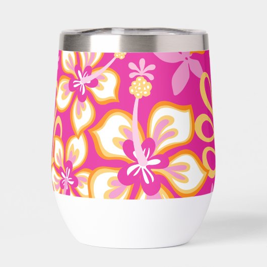 OERWOUD SURVEN PATROON IN HETE ROZE COMBO (Achterkant)