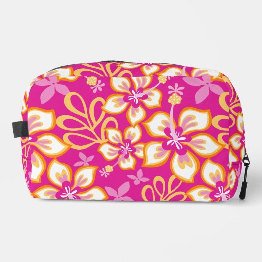 OERWOUD SURVEN PATROON IN HETE ROZE TOILETTASJE (Voorkant)