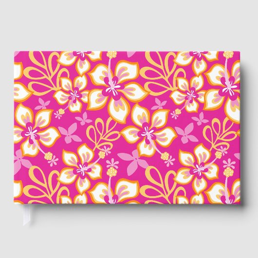 OERWOUD SURVEN PATROON IN ROZE COMBO GASTENBOEK (Voorkant)