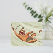 Oerwoud Swing Briefkaart (Staand voorkant)