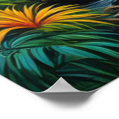 Oerwoud symfonie, mooie flora poster (Hoek)